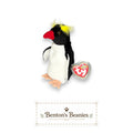 Frigid the Penguin TY Beanie Baby | Mint Heart & Tush Tag