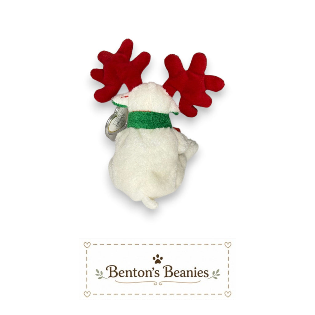 Moosletoe the Moose TY Beanie Baby | Mint Heart & Tush Tag