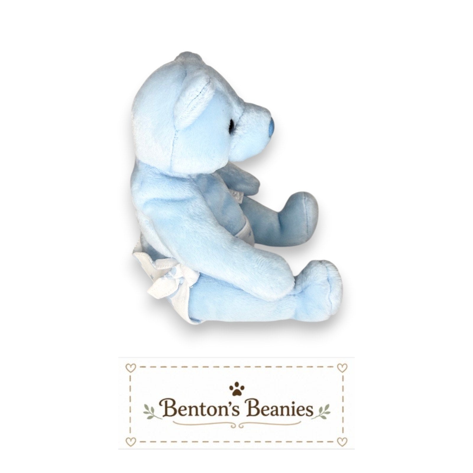 It's a Boy the Bear TY Beanie Baby | Mint Heart & Tush Tag
