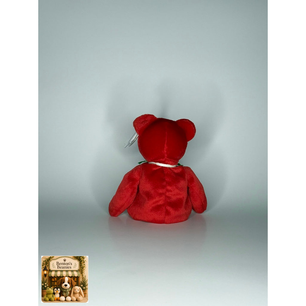 Osito the Bear TY Beanie Baby | Mint Heart/Tush Tag