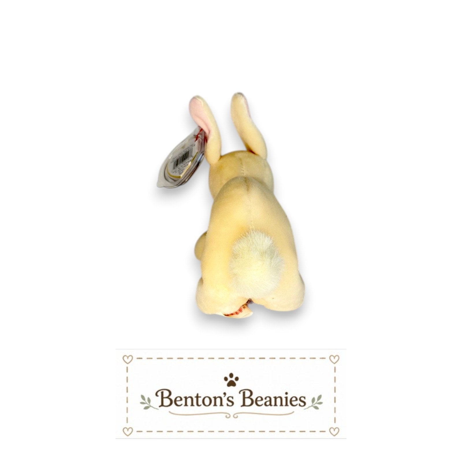 Nibbler the Rabbit TY Beanie Baby | Mint Heart & Tush Tag
