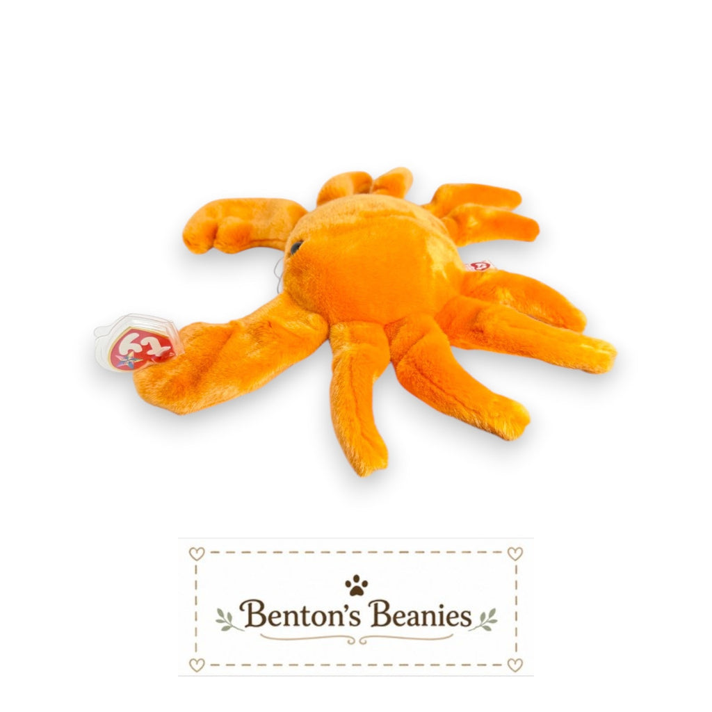 Digger the Crab TY Beanie Buddies | Mint Heart & Tush Tags