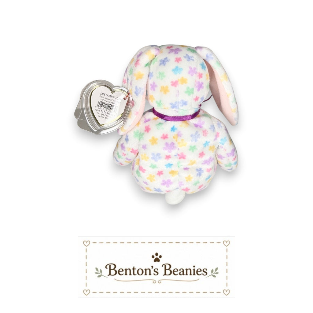 Springfield the Bunny TY Beanie Baby | Mint Heart/Tush Tag