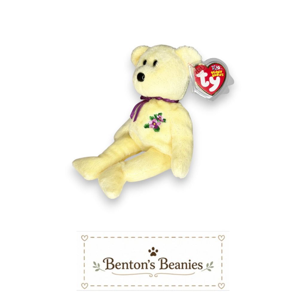 Mother the Bear TY Beanie Baby | Mint Heart & Tush Tag