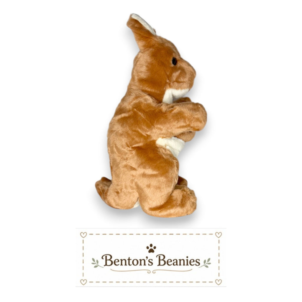 Pouch the Kangaroo TY Beanie Buddies | Mint Heart/Tush Tags