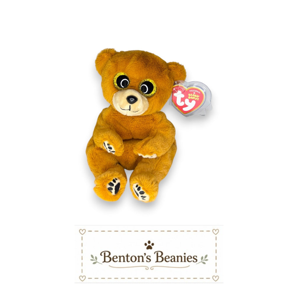 Duncan the Bear TY Beanie Baby | Mint Heart & Tush Tag