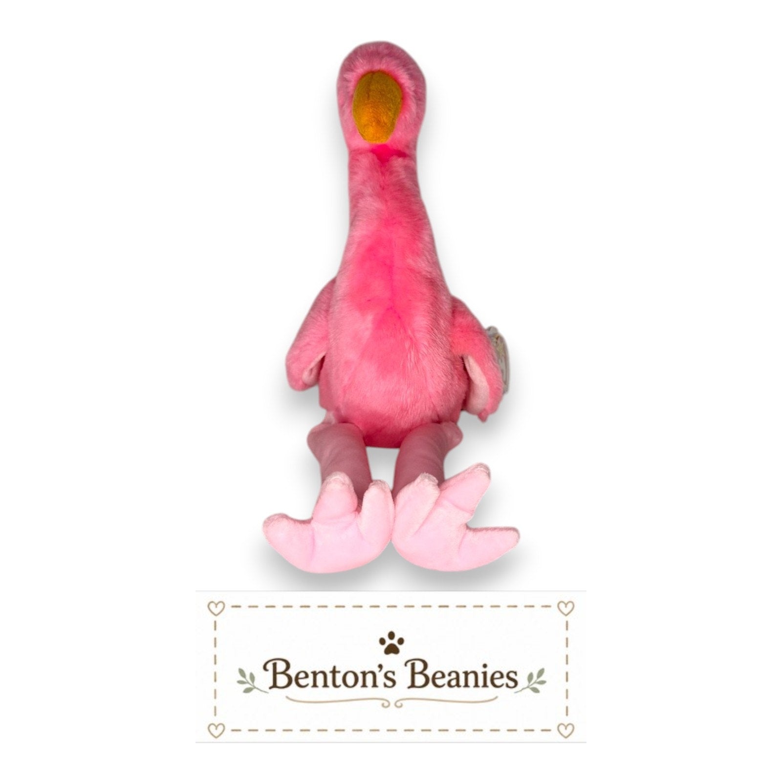 Pinky the Flamingo TY Beanie Buddies | Mint Tags