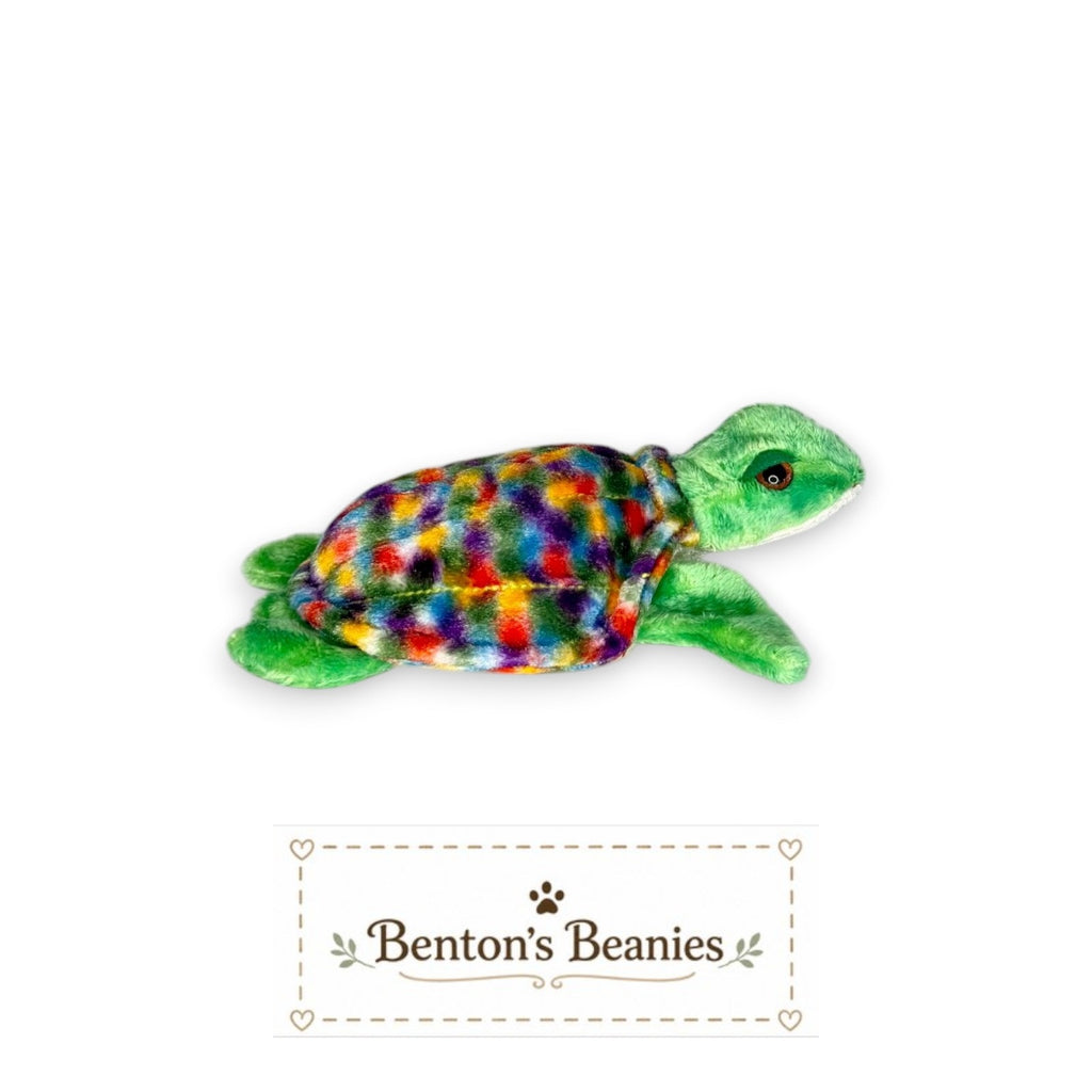 Zoom the Sea Turtle TY Beanie Baby | Mint Heart & Tush Tag