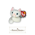 Flip the Cat TY Beanie Baby | Mint Heart & Tush Tag