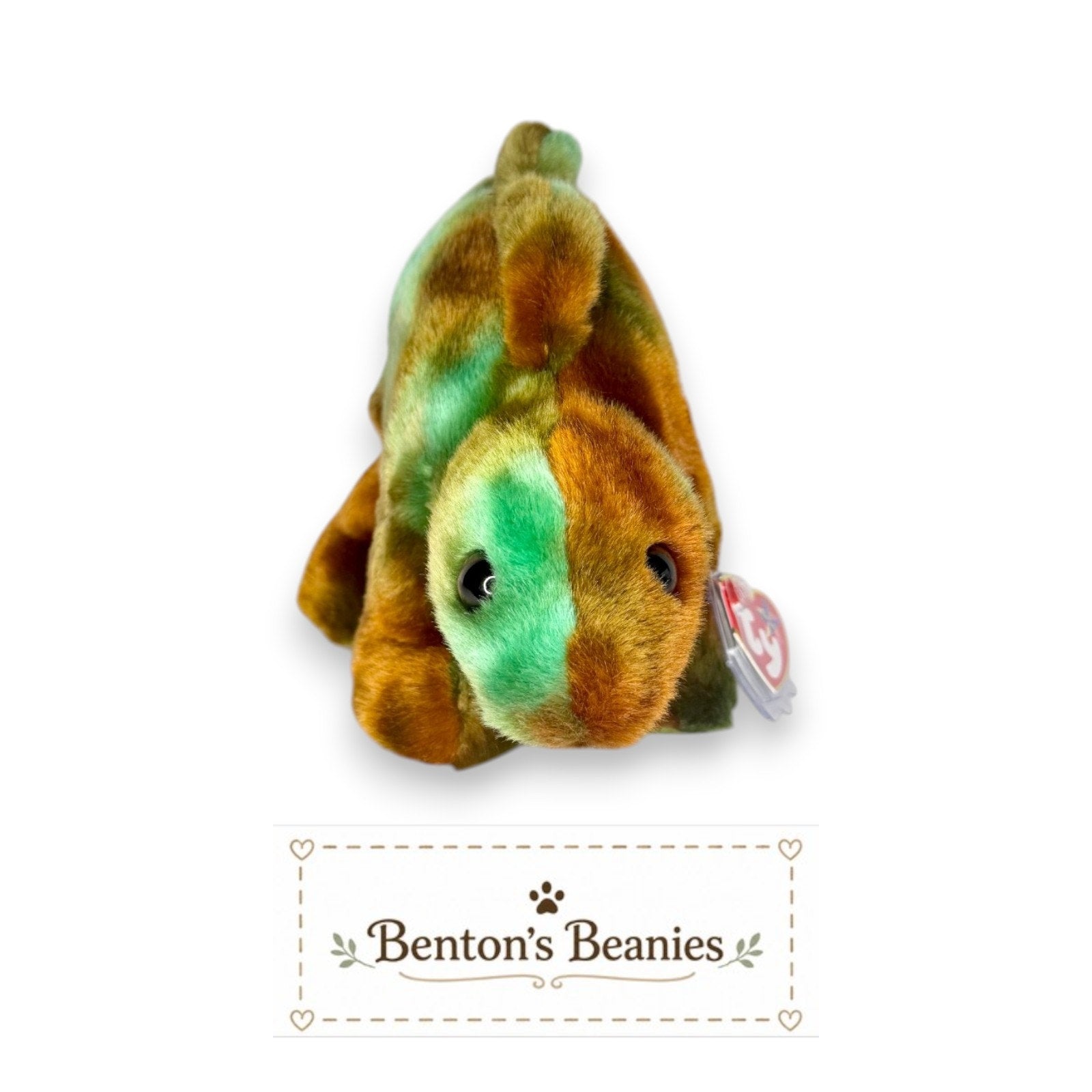 Steg the Stegosaurus/Dinosaur TY Beanie Buddies | Mint Tags