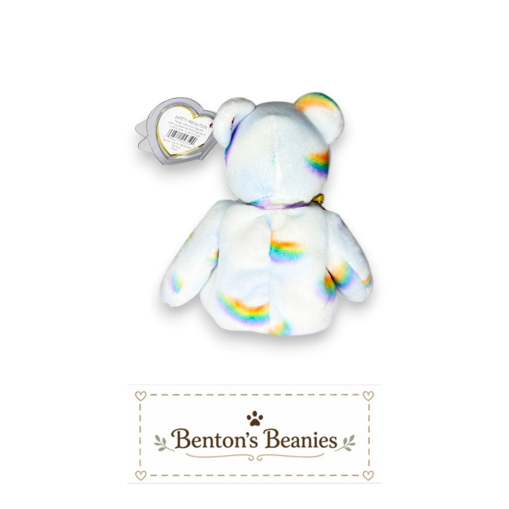 Cheery the Bear TY Beanie Baby | Mint Heart/Tush Tag