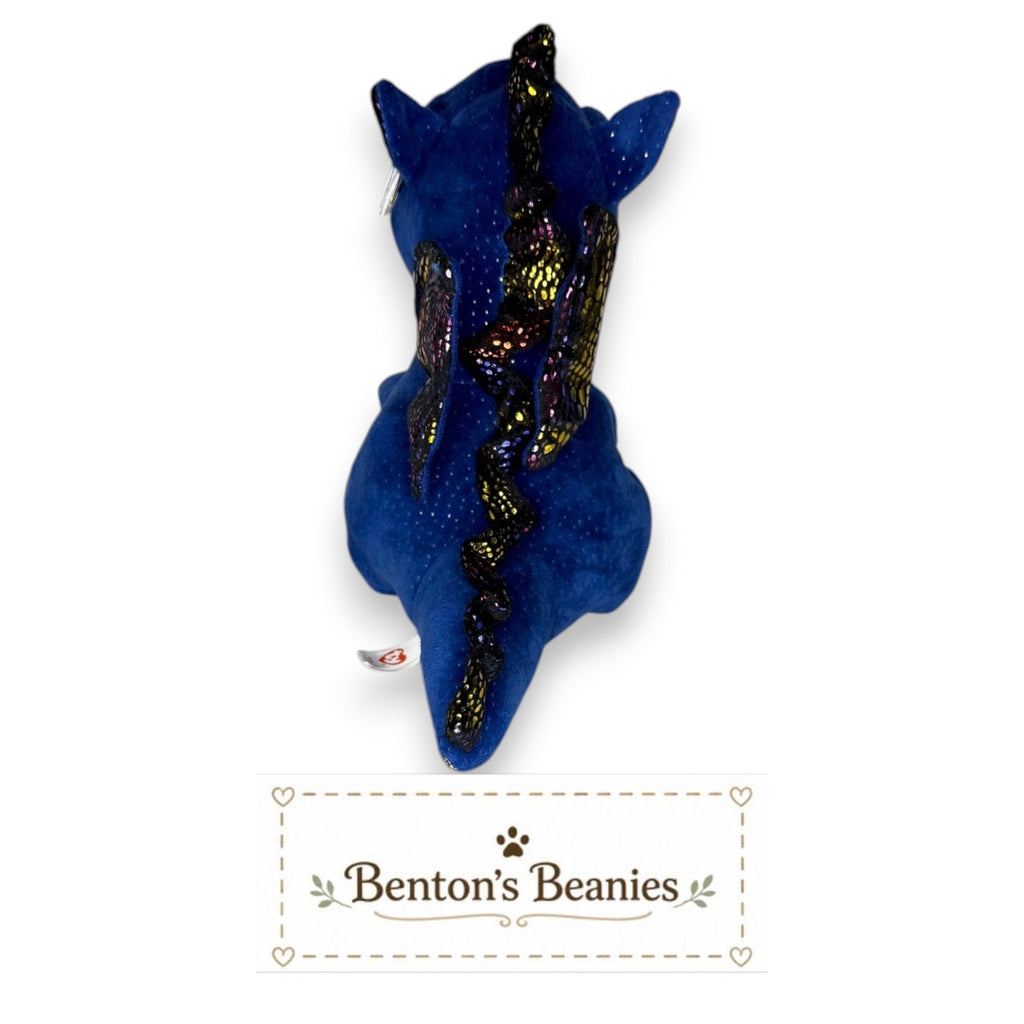 Saffire the Dragon TY Beanie Boo | Mint Heart Tags