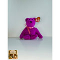 Magenta II the Bear TY Beanie Baby | Mint Heart/Tush Tag NEW