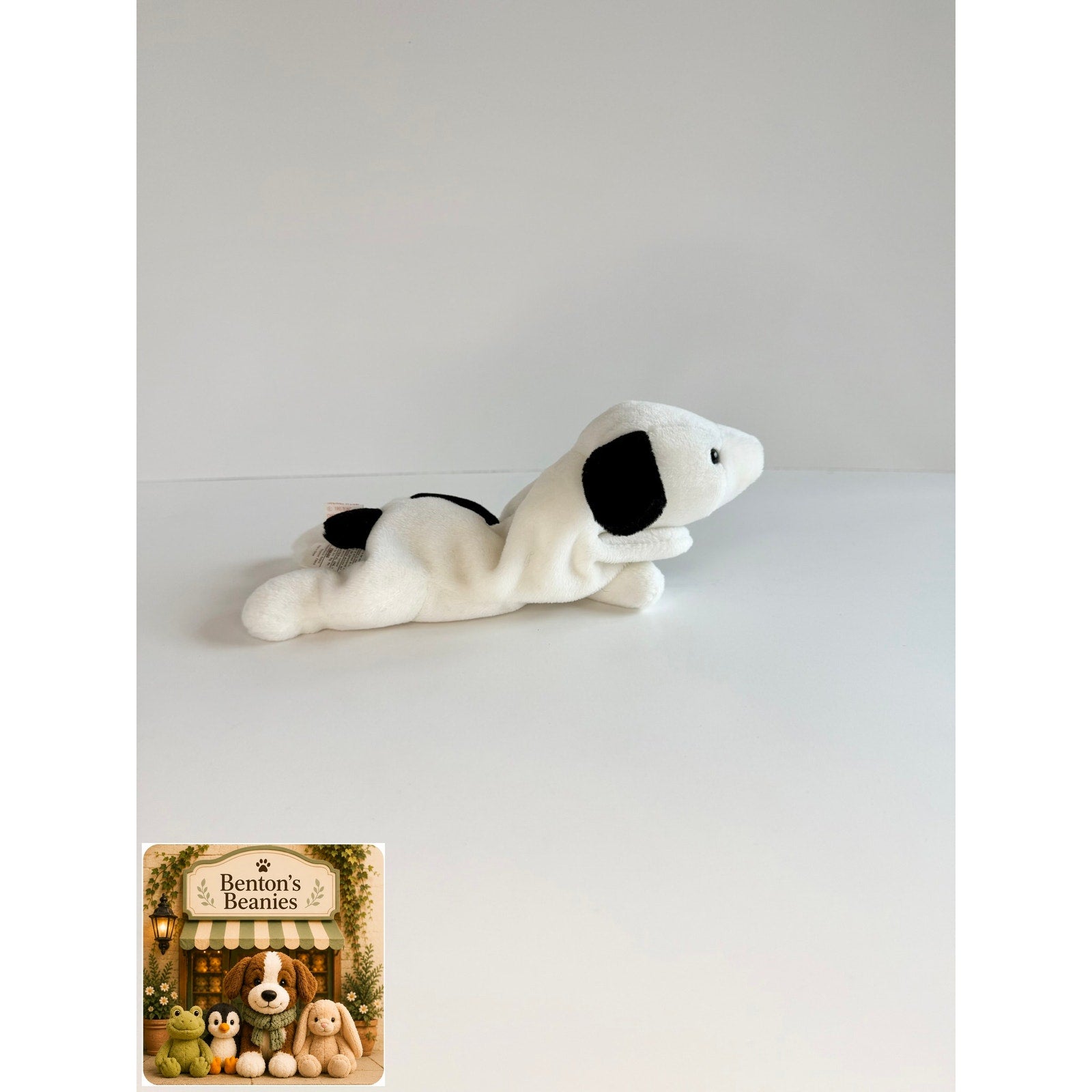 Spot the Dog TY Beanie Baby | Mint Heart & Tush Tag