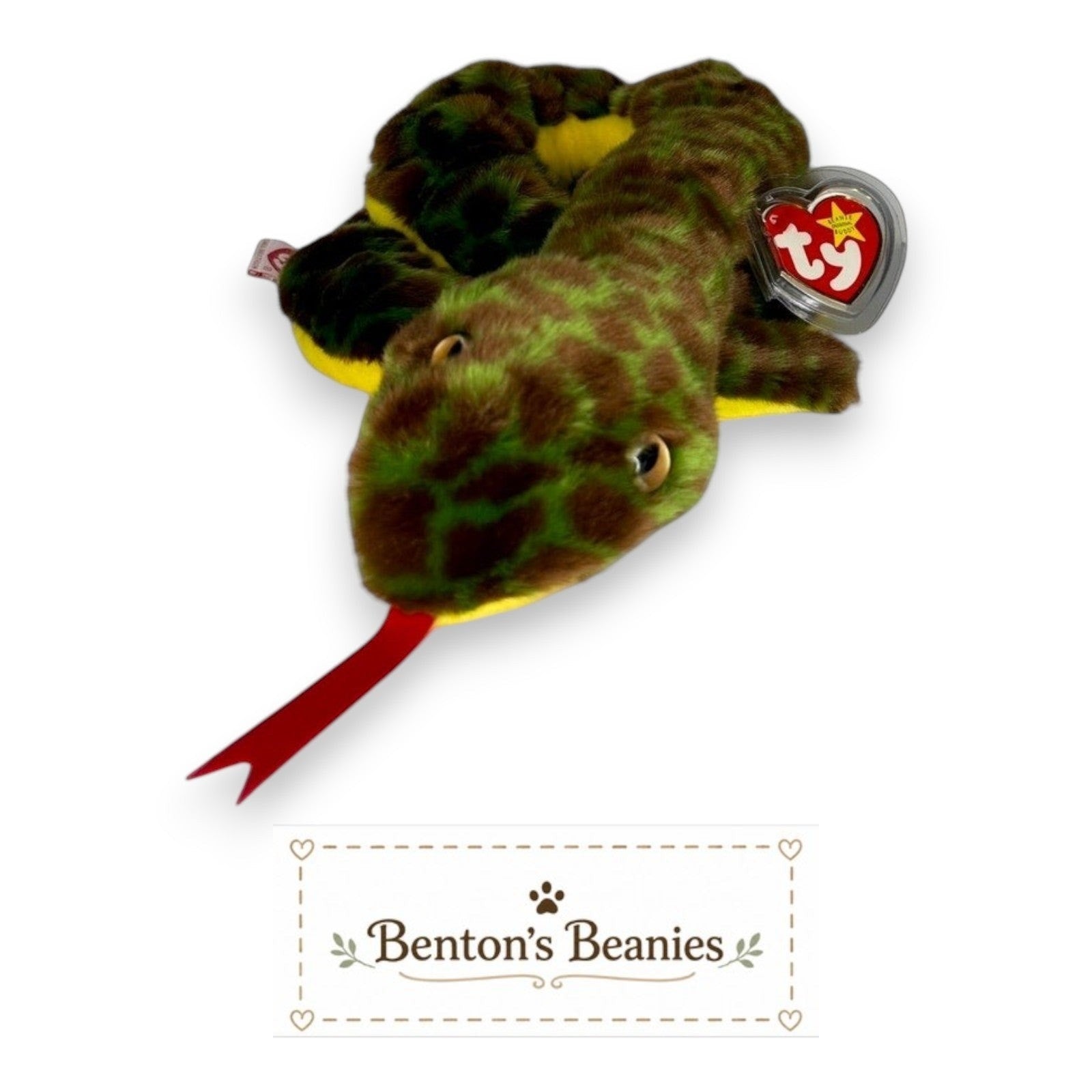 Slither the Snake TY Beanie Buddy | Mint Tags
