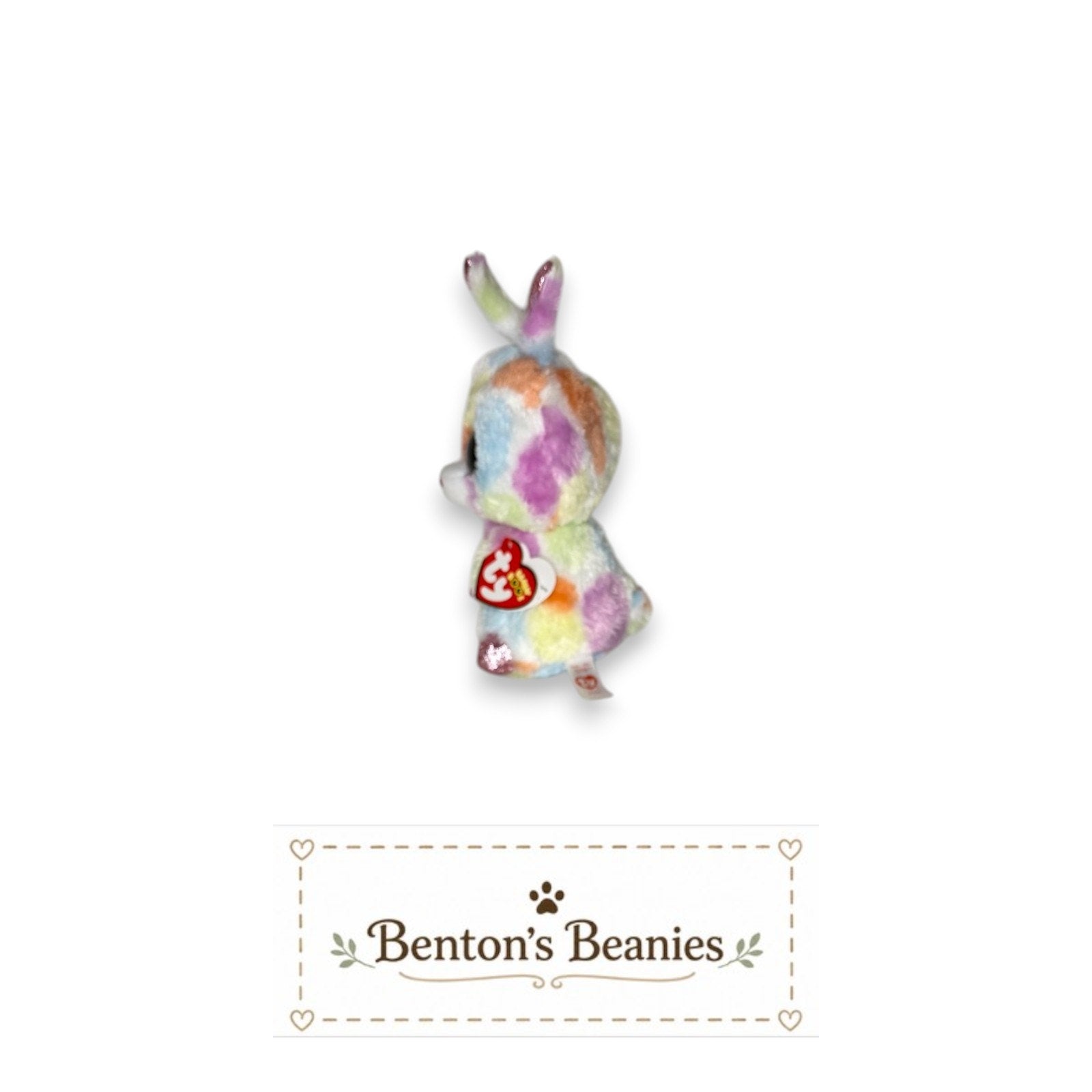 Bloomy the Bunny TY Beanie Boo | Mint Heart Tags