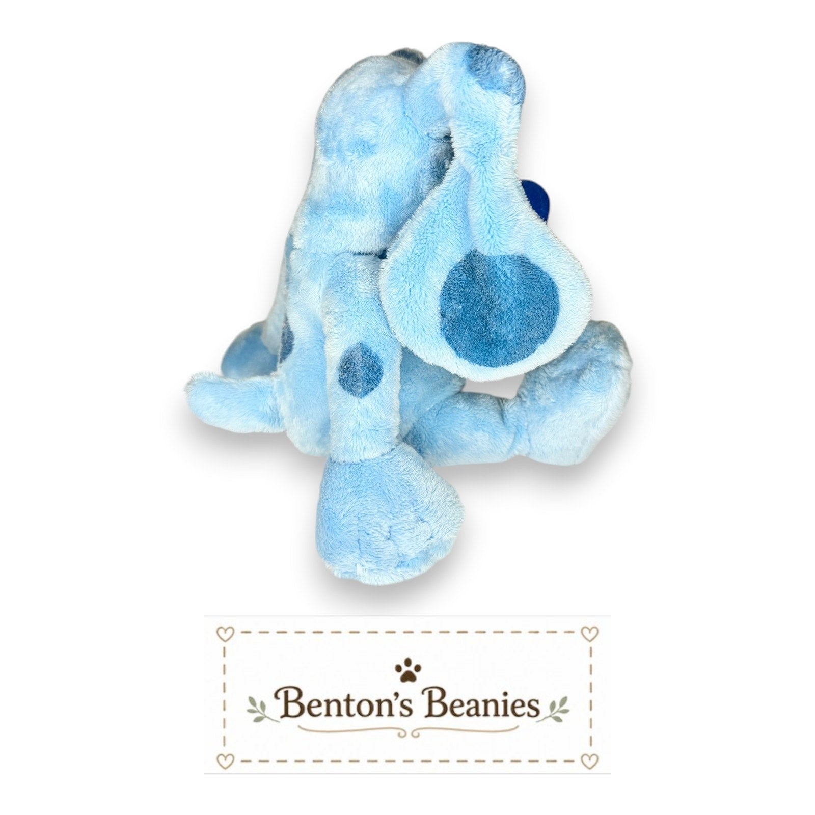 Blue's Clues TY Beanie Buddies | Mint Heart & Tush Tags