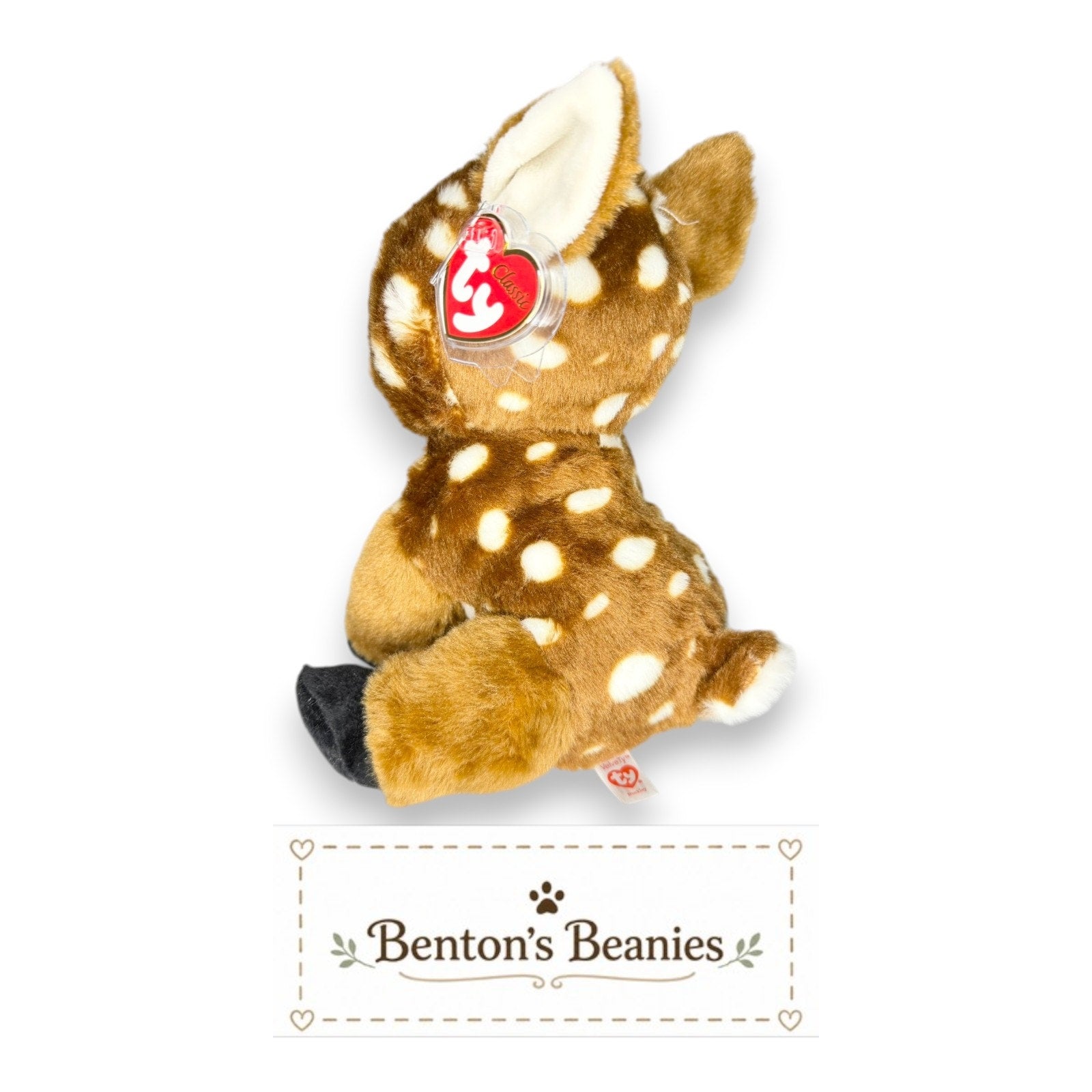 Buckley the Deer TY Classic (Buddy) | Mint Heart & Tush Tags