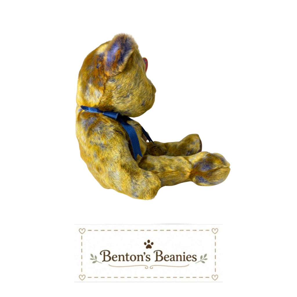 Clubby III Bear TY Beanie Buddies | Mint Heart & Tush Tags