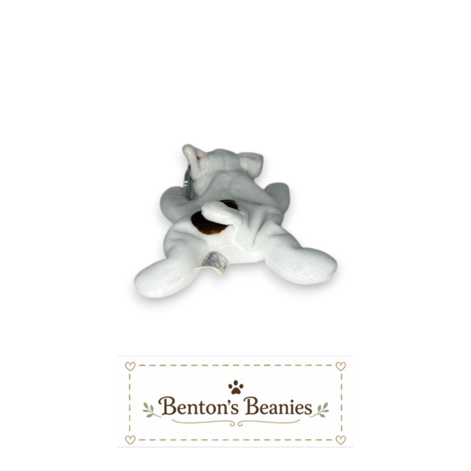 Butch the Dog TY Beanie Baby | Mint Heart & Tush Tag