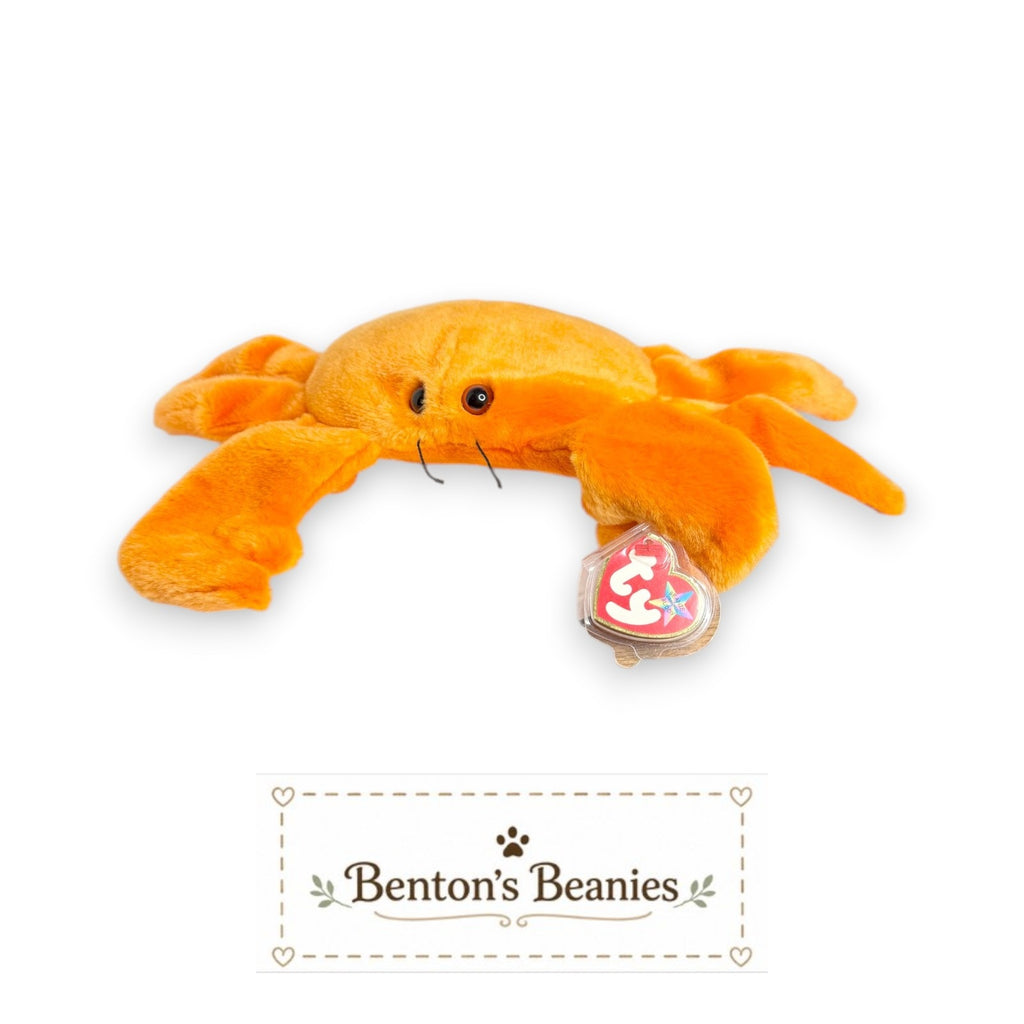 Digger the Crab TY Beanie Buddies | Mint Heart & Tush Tags