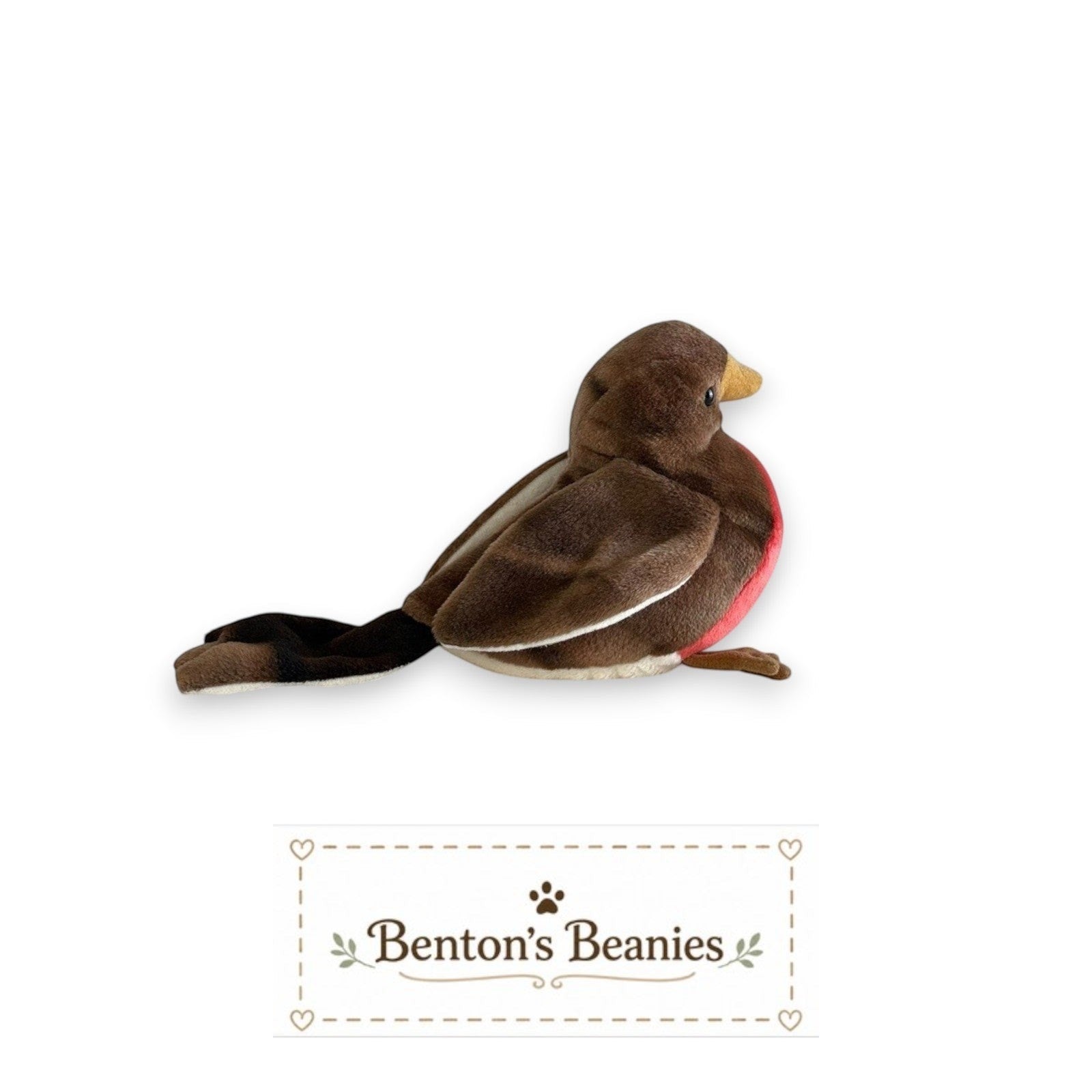 Early the Robin TY Beanie Baby | Mint Heart & Tush Tag