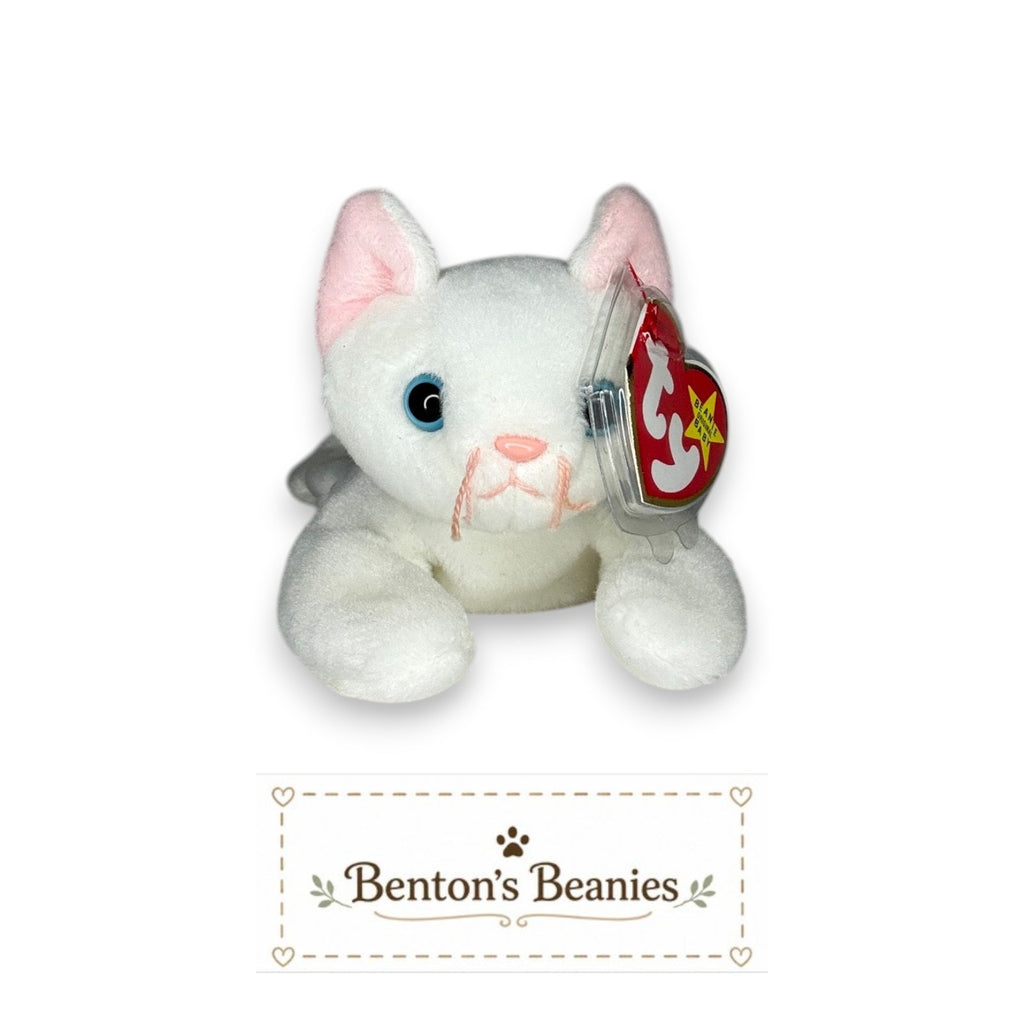 Flip the Cat TY Beanie Baby | Mint Heart & Tush Tag