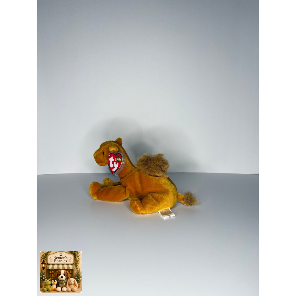 Niles the Camel TY Beanie Baby | Mint Heart & Tush Tag