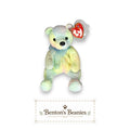 Mellow the Bear TY Beanie Baby | Mint Heart/Tush Tag