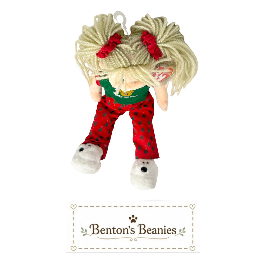 Jolly Janie TY Beanie Boppers | Mint Heart & Tush Tag