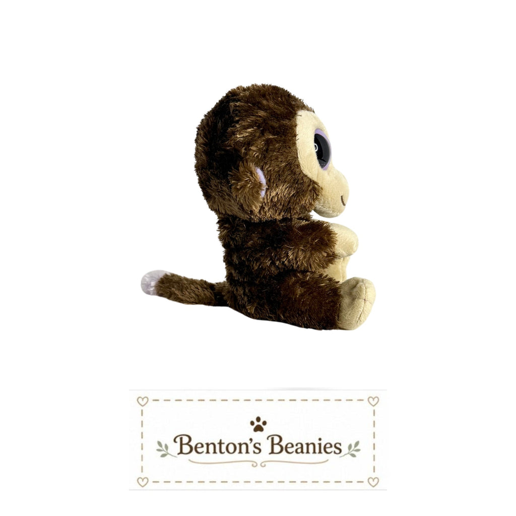 Coconut the Monkey 1st Gen TY Beanie Boo | Mint Heart Tags
