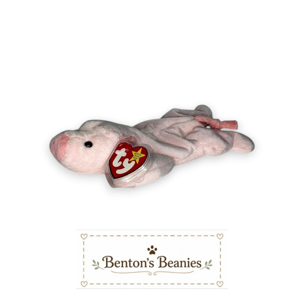 Squealer the Pig TY Beanie Baby | Mint Heart & Tush Tag