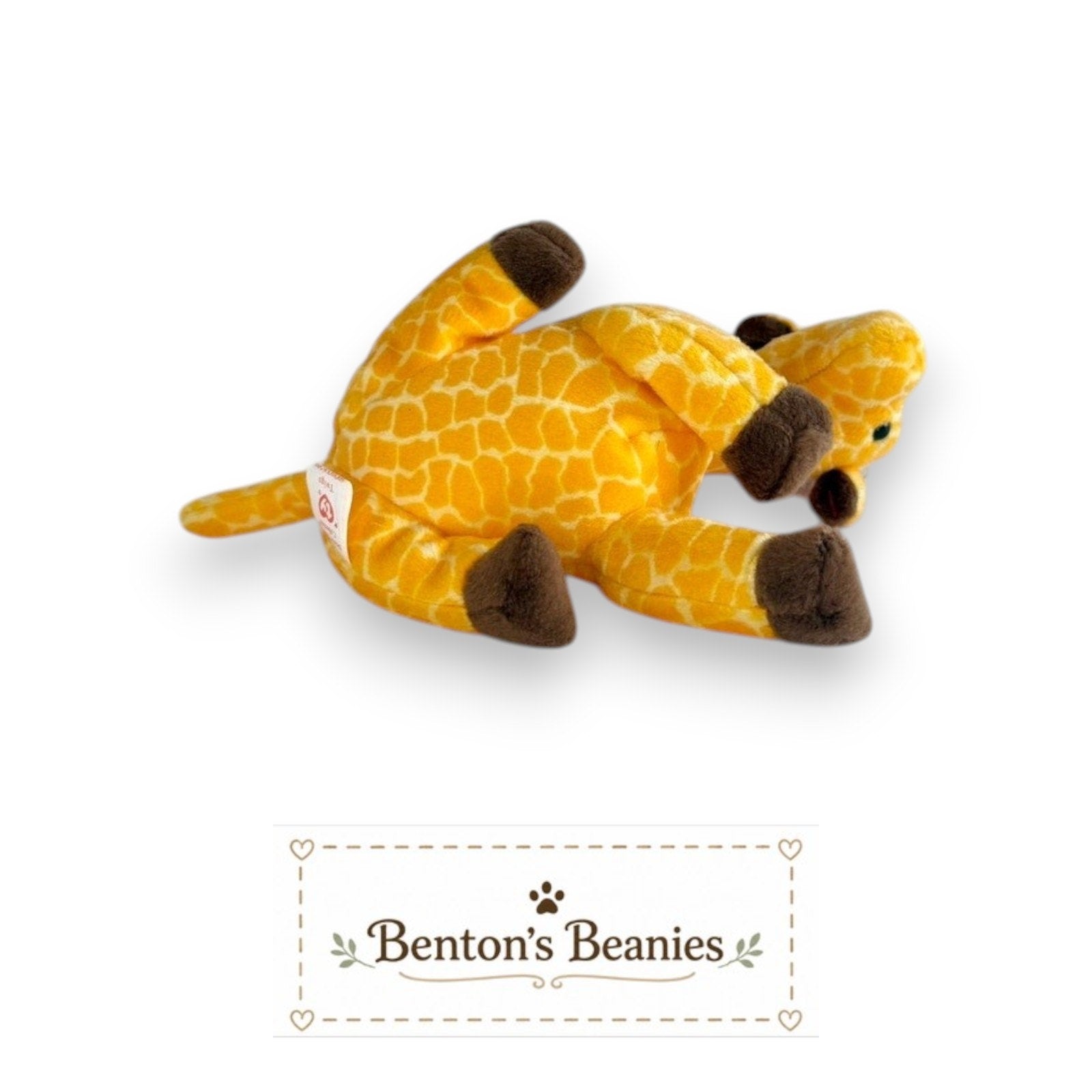 Twigs the Giraffe TY Beanie Baby | Mint Heart & Tush Tag