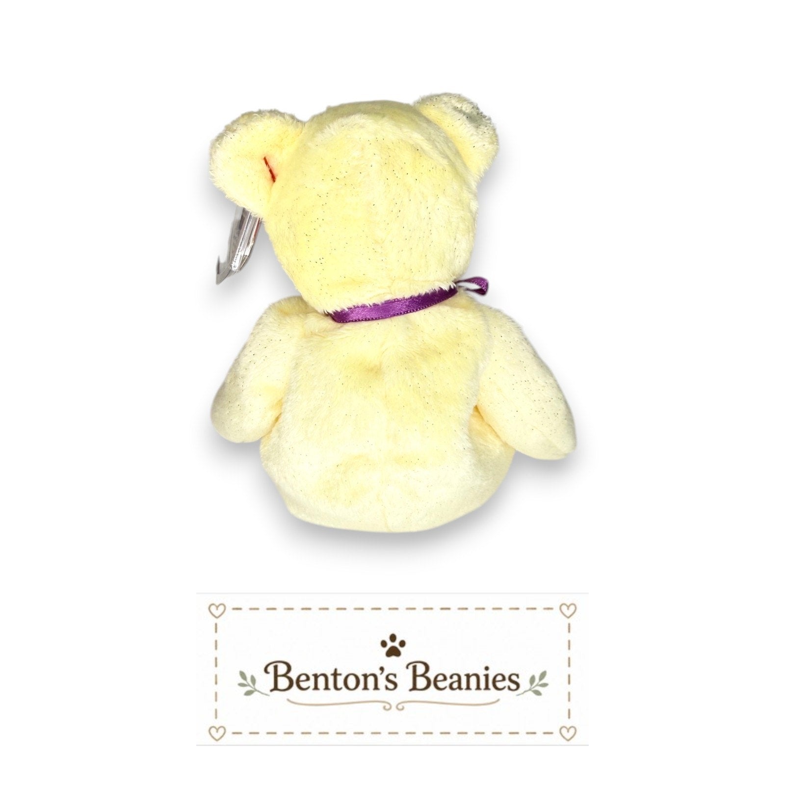 Mother the Bear TY Beanie Baby | Mint Heart & Tush Tag