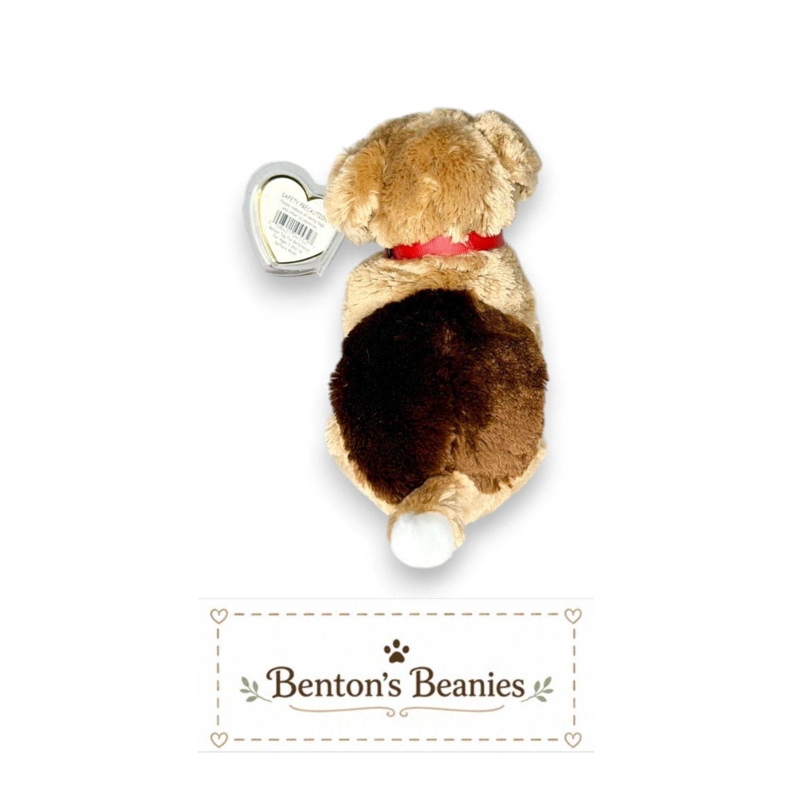Side-Kick the Dog TY Beanie Baby | Mint Heart & Tush Tag