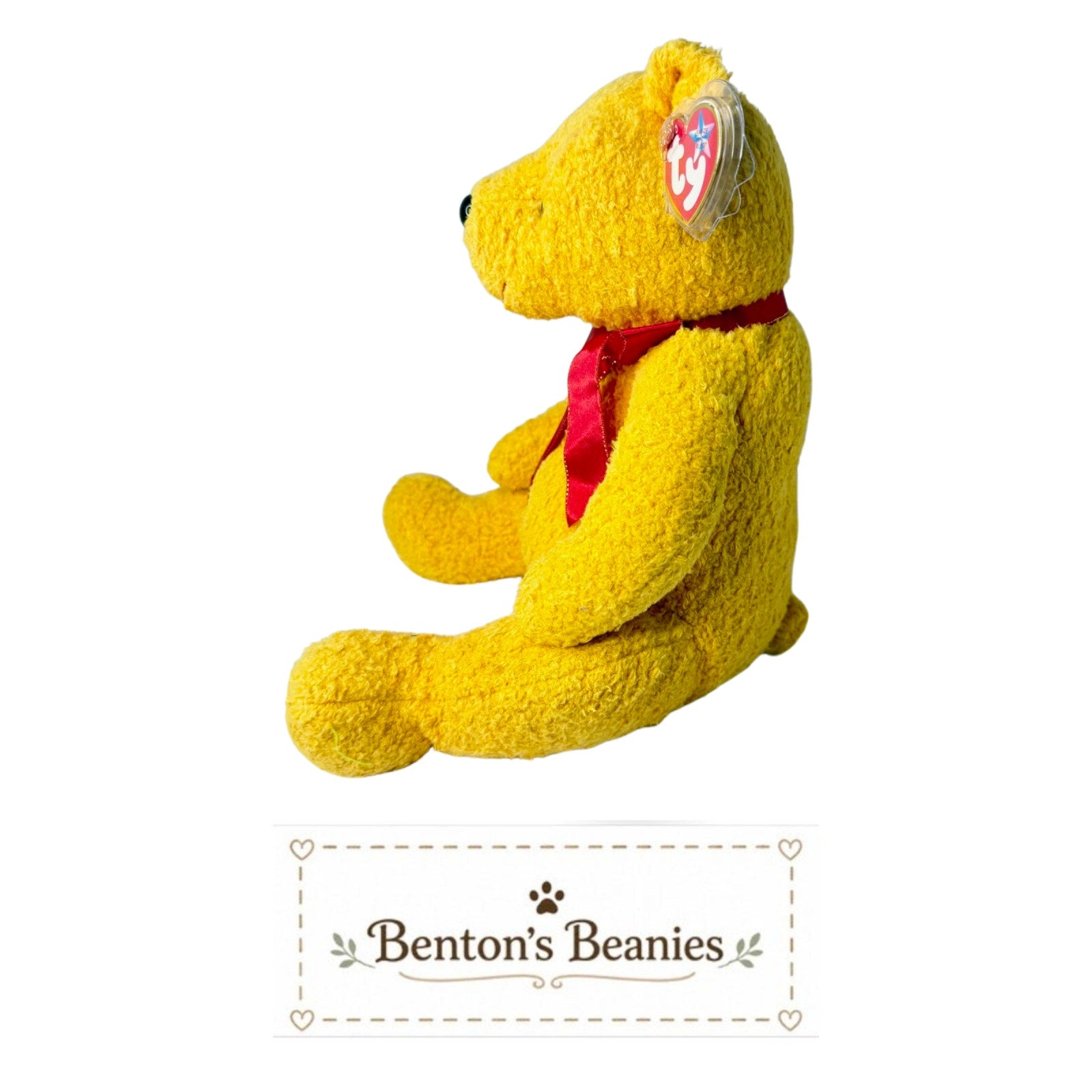 Poopsie the Bear TY Beanie Buddies | Mint Heart & Tush Tags