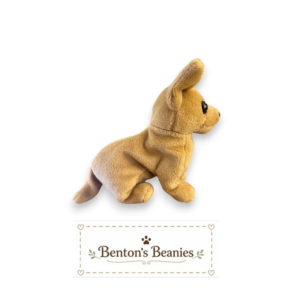 Tiny The Chihuahua TY Beanie Baby | Mint Heart & Tush Tag