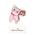 Fleur the Cat TY Beanie Baby | Mint Heart & Tush Tag