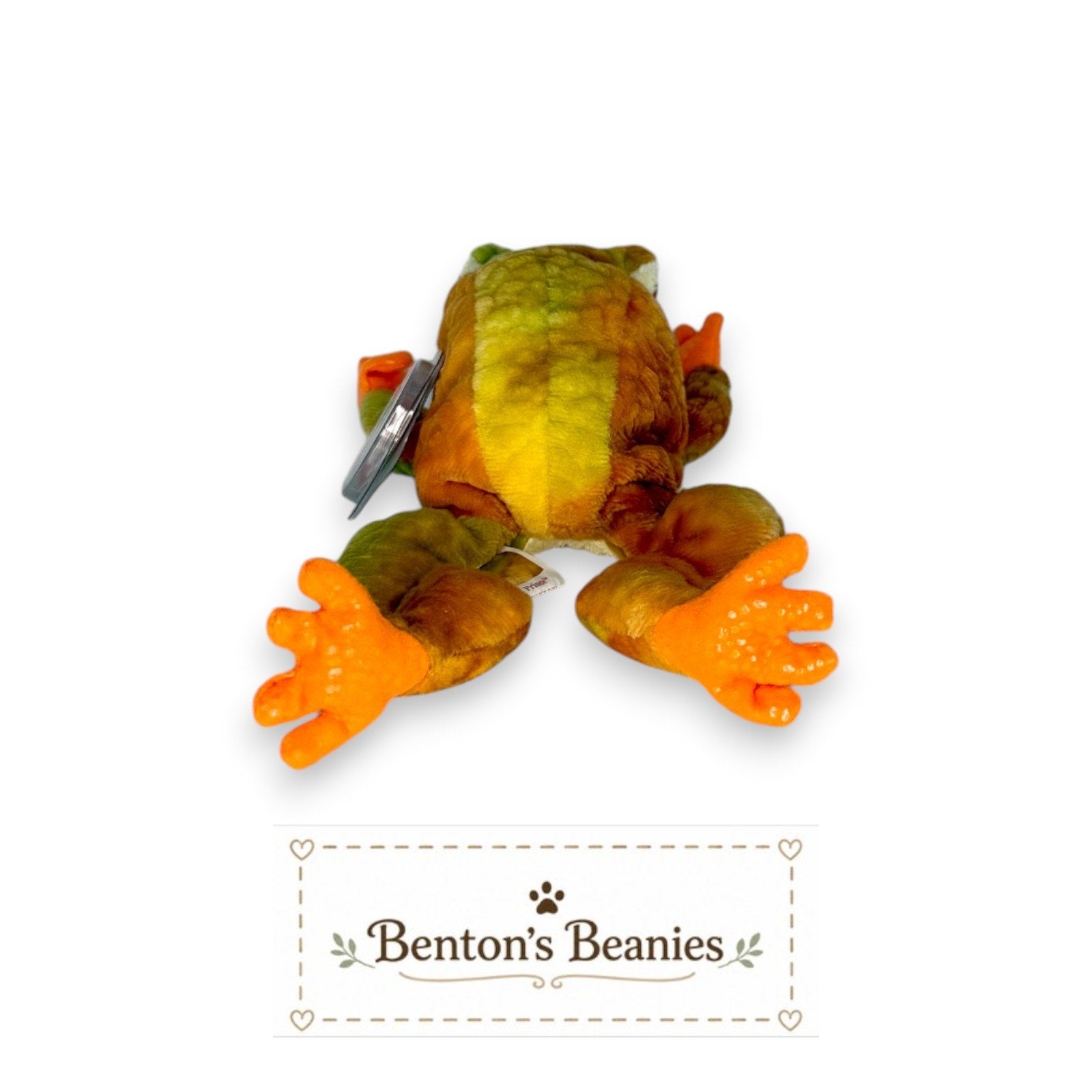 Prince the Frog TY Beanie Baby | Mint Heart & Tush Tag