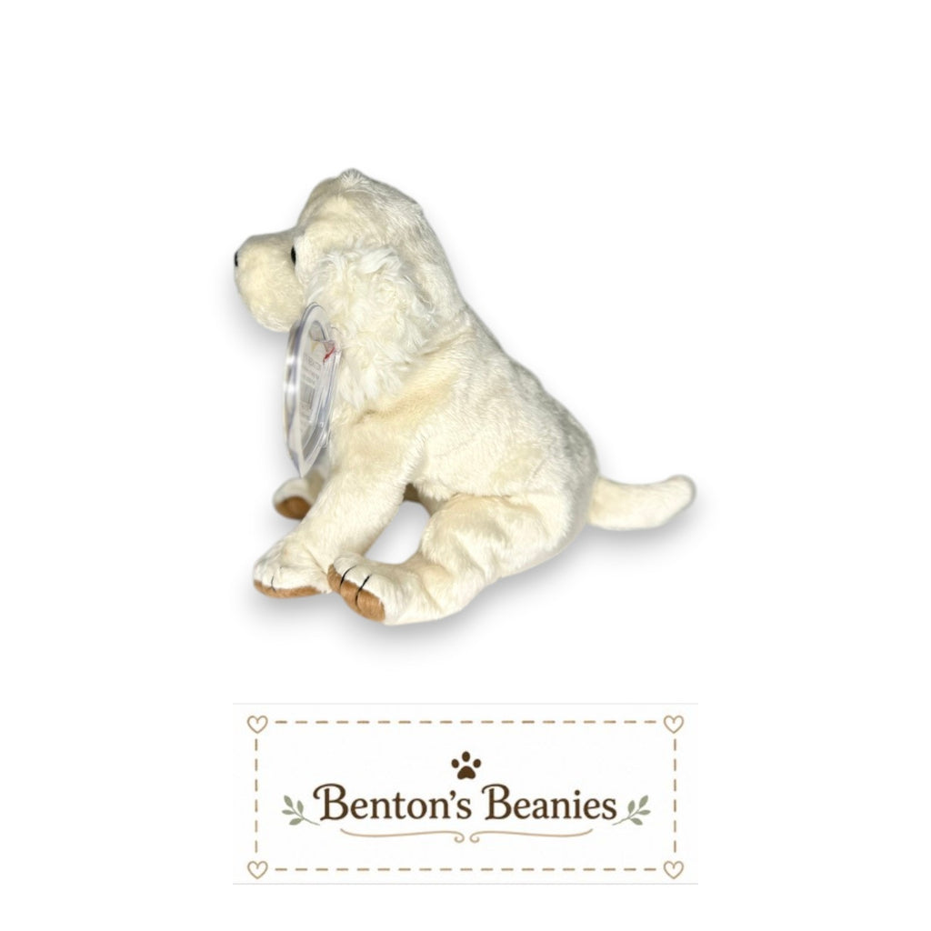 Laptop the Dog TY Beanie Baby | Mint Heart & Tush Tag