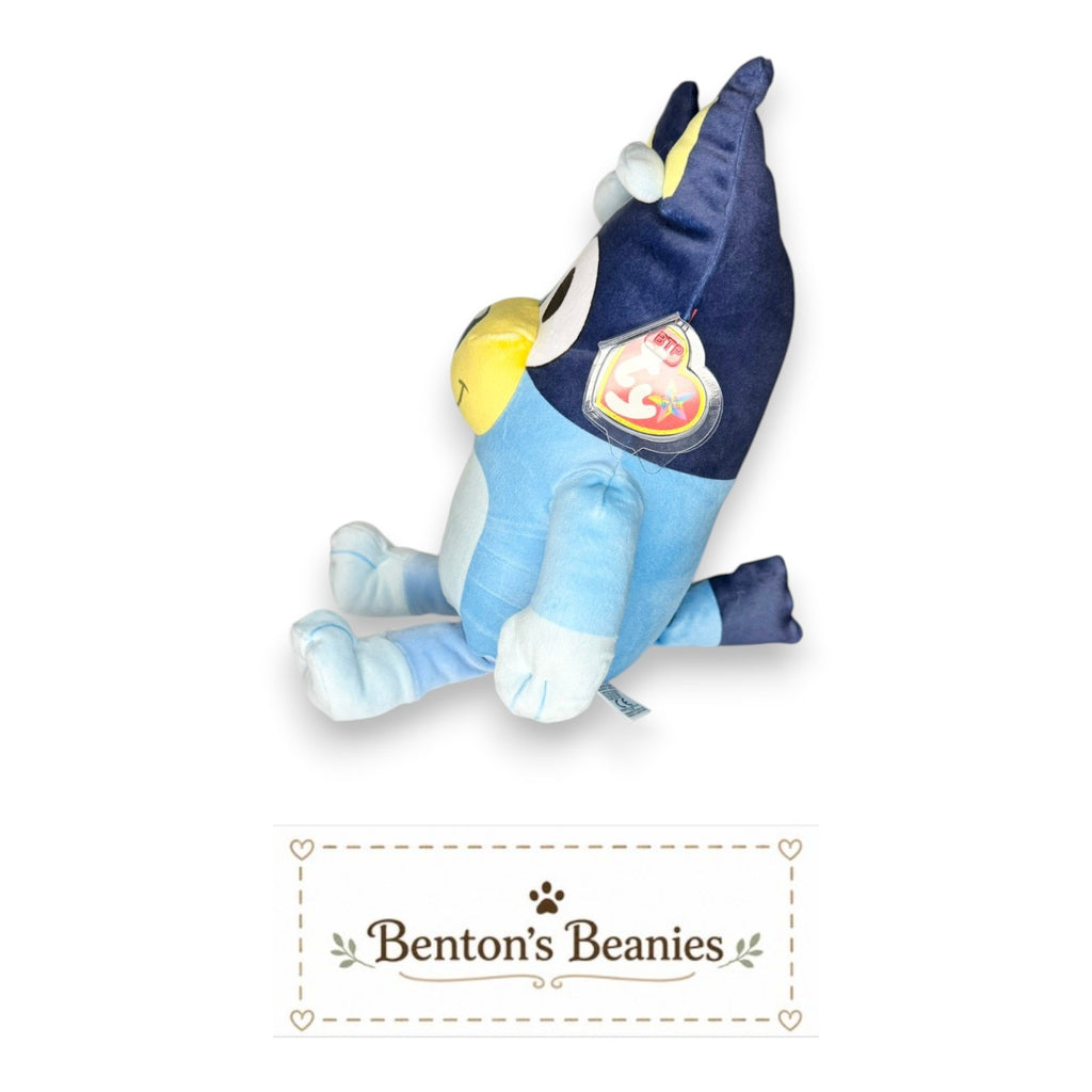 Bluey Official TY Beanie Buddies | Mint Heart & Tush Tags