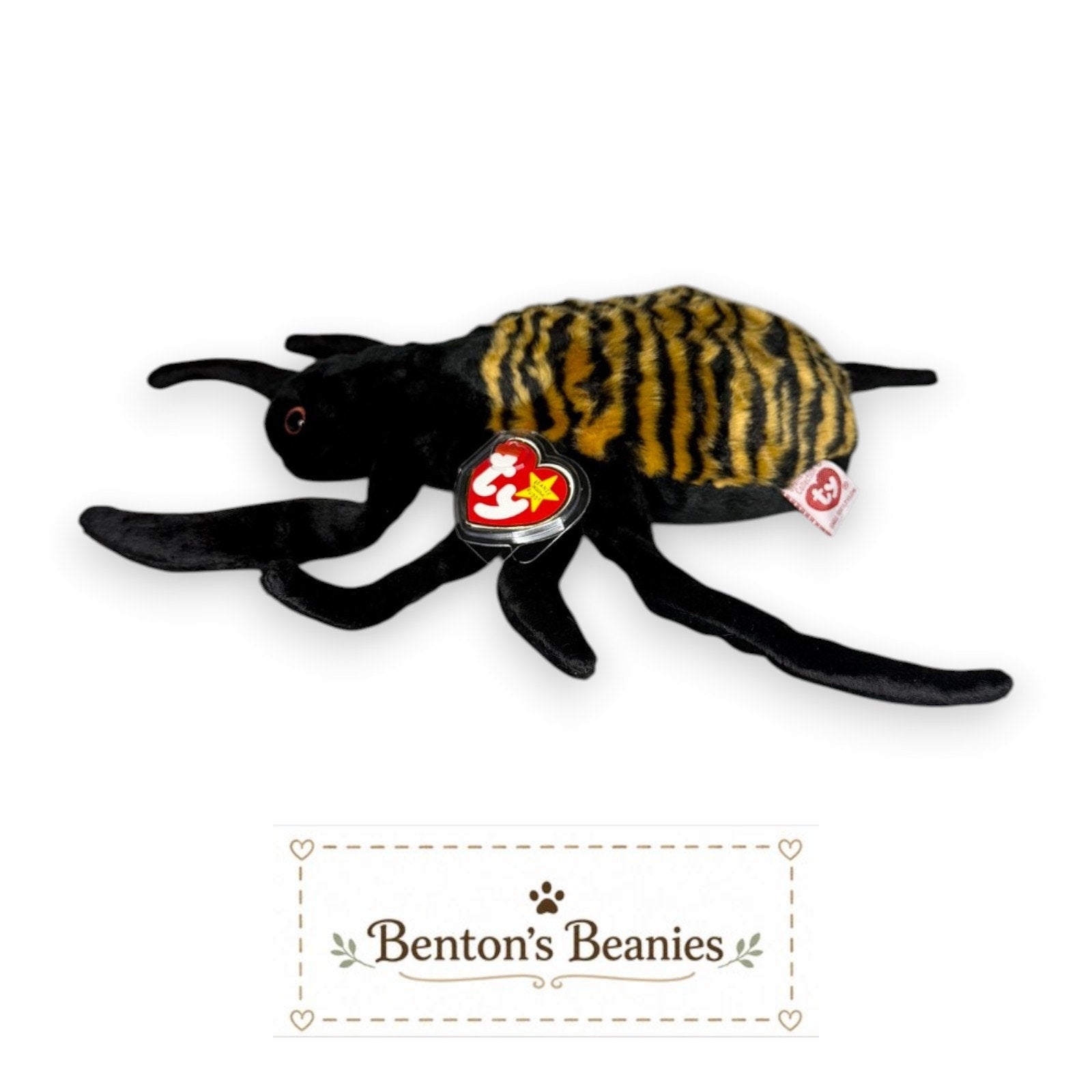 Spinner the Spider TY Beanie Buddies | Mint Tags