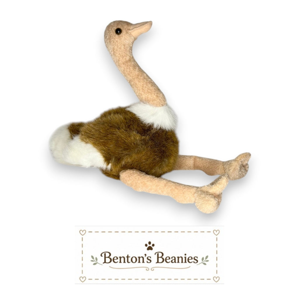 Stretch the Ostrich TY Beanie Buddies | Mint Tags