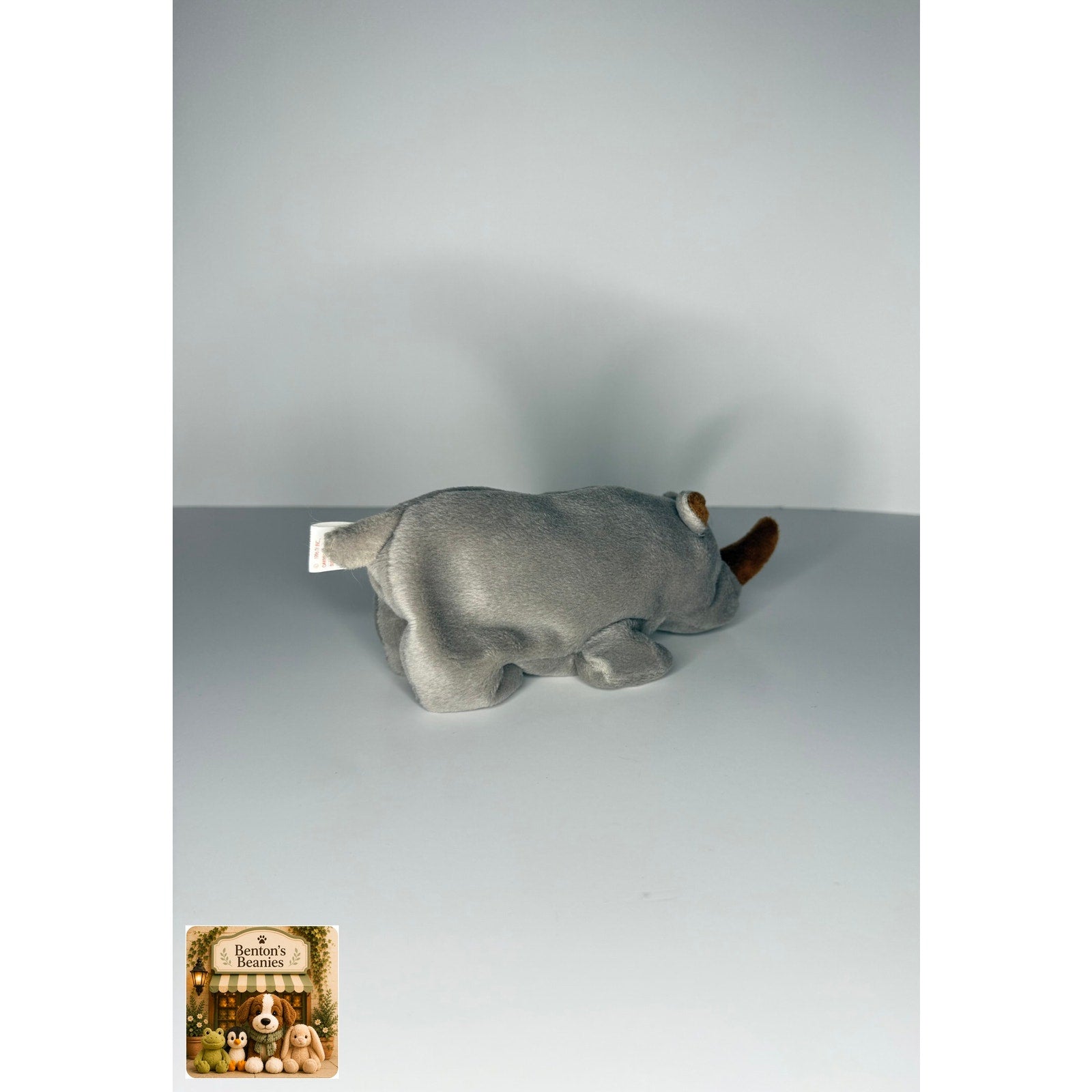 Spike the Rhinoceros TY Beanie Baby | Mint Heart & Tush Tag