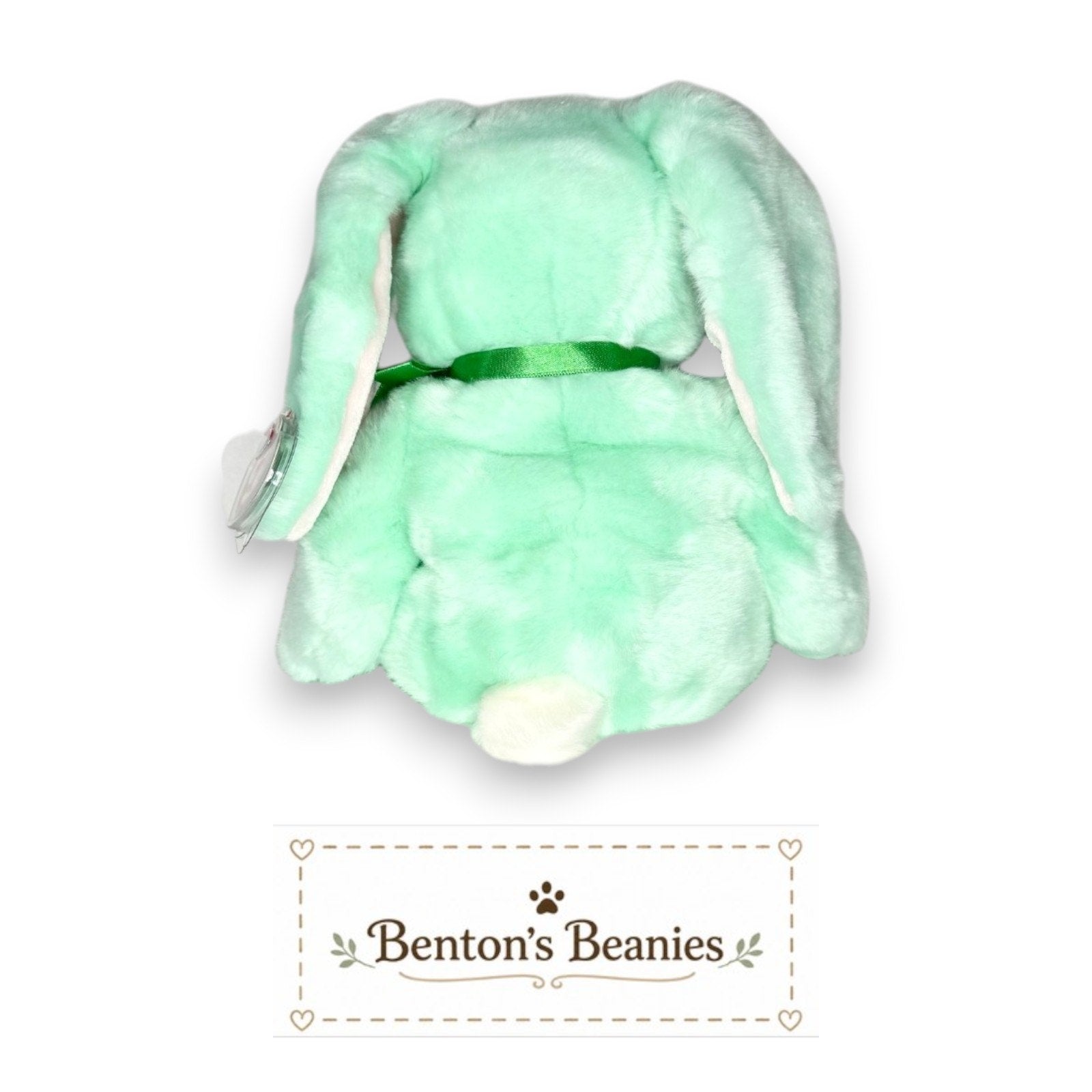 Hippity the Bunny TY Beanie Buddies | Mint Heart & Tush Tags