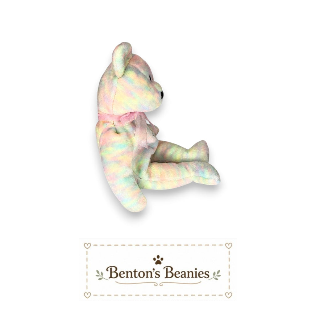 Celebrate the Bear TY Beanie Baby | Mint Heart & Tush Tag