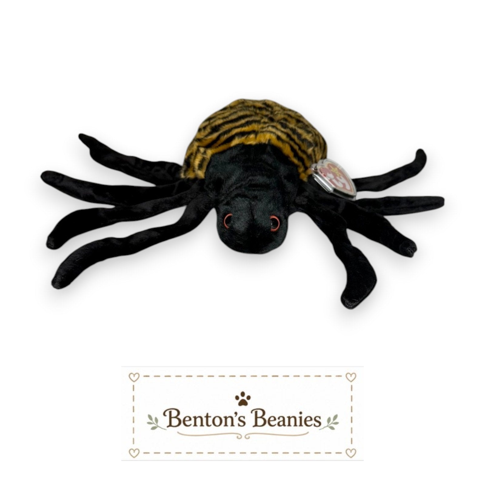 Spinner the Spider TY Beanie Buddies | Mint Tags