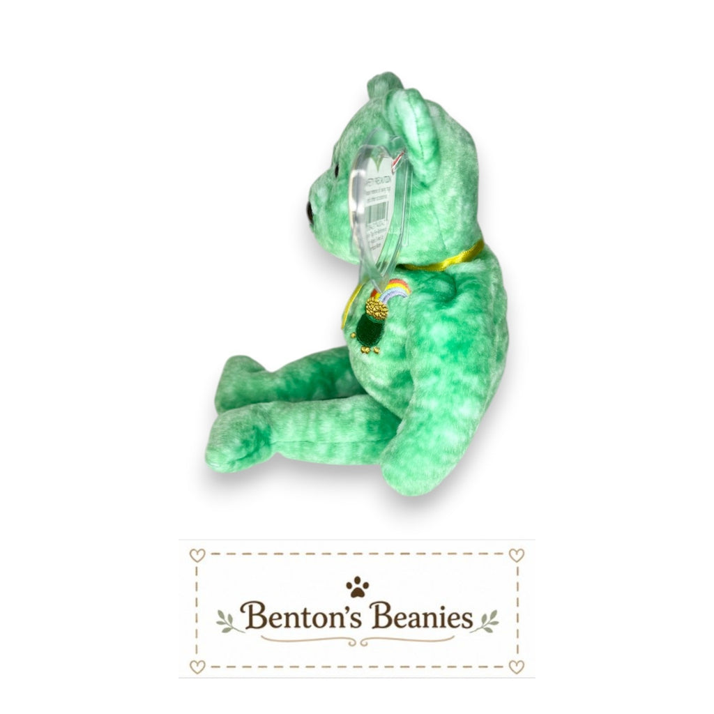 Killarney the Bear TY Beanie Baby | Mint Heart & Tush Tag