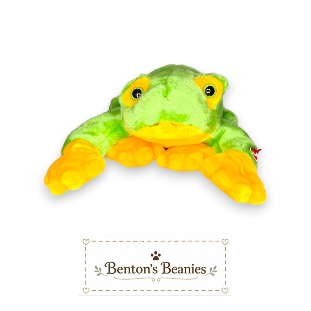 Smoochy the Frog TY Beanie Buddies | Mint Heart & Tush Tags