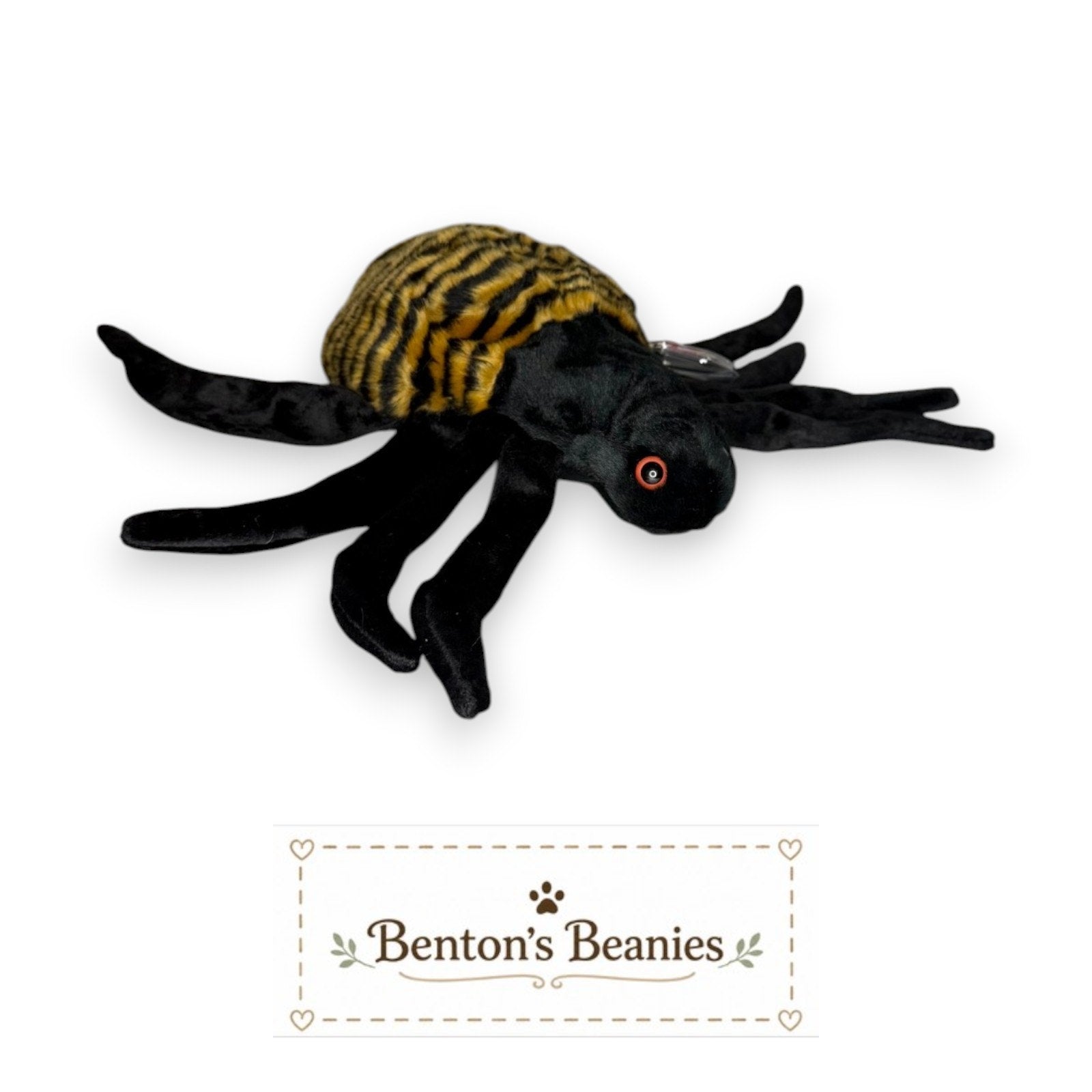 Spinner the Spider TY Beanie Buddies | Mint Tags